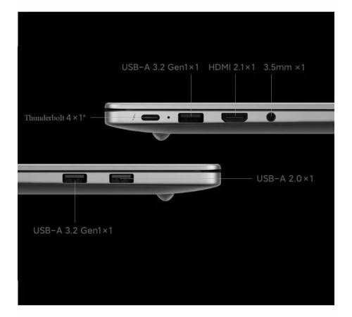Ноутбук Xiaomi RedmiBook 14 2024: мощный i5-13500H, 16/512Gb, стильный серый дизайн