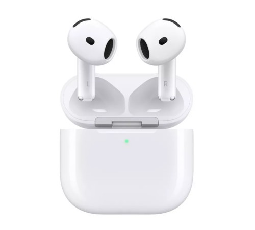 Беспроводные наушники Apple AirPods 4 белого цвета с функцией ANC (MXP93) — новое поколение звука.