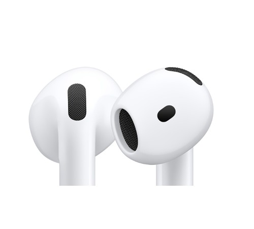 Беспроводные наушники Apple AirPods 4 белого цвета с функцией ANC (MXP93) — новое поколение звука.