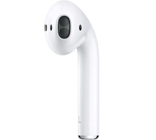 Белый левый наушник Apple AirPods (L) — оригинальный аксессуар.