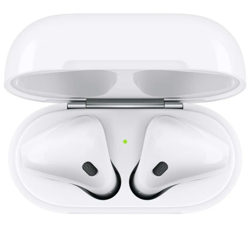 Беспроводные наушники Apple AirPods 2 белого цвета — стильный выбор для ценителей качества