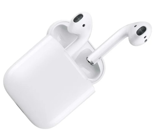 Беспроводные наушники Apple AirPods 2 белого цвета — стильный выбор для ценителей качества