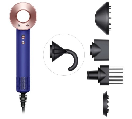 Фен Dyson Supersonic HD07 gift set edition, Vinca Blue and Rose