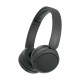 Беспроводные наушники Sony WH-CH520 в чёрном цвете — комфорт и качество звука.