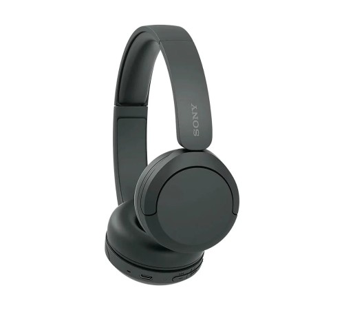 Беспроводные наушники Sony WH-CH520 в чёрном цвете — комфорт и качество звука.