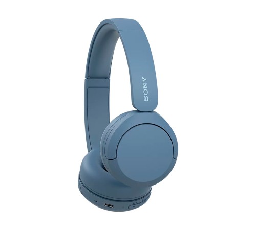 Беспроводные наушники Sony WH-CH520 в синем цвете: комфорт и качество звука