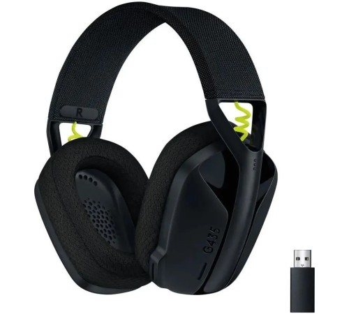 Беспроводные наушники Logitech G435 в чёрном цвете: качественный звук и комфорт