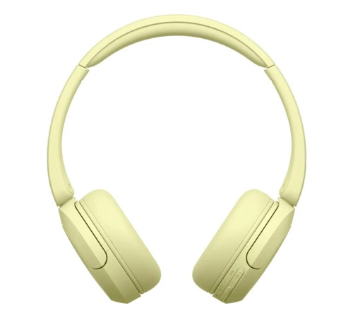 Беспроводные наушники Sony WH-CH520 в жёлтом цвете — стильный выбор для музыки.