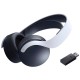 Беспроводная компьютерная гарнитура Sony PULSE 3D: белый и чёрный — глубокий звук и стильный дизайн.