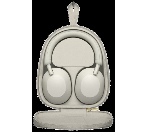 Беспроводные наушники Sony WH-1000XM5 в серебристом цвете: качественный звук и комфорт