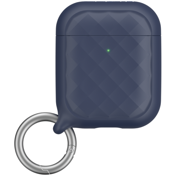 Чехол с карабином Catalyst Ring Clip Case для AirPods 1&amp;2, цвет Темно-синий