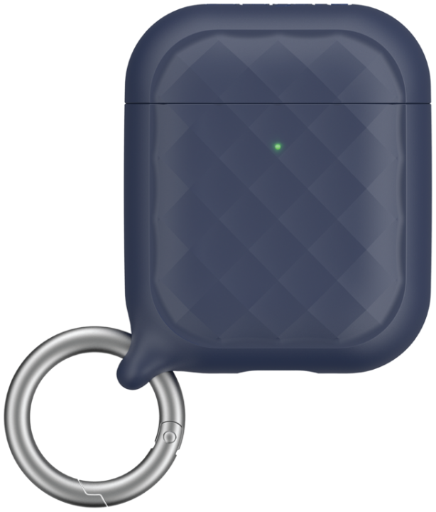 Чехол с карабином Catalyst Ring Clip Case для AirPods 1&amp;2, цвет Темно-синий