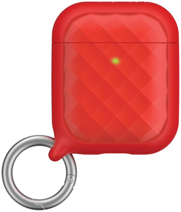 Чехол с карабином Catalyst Ring Clip Case для AirPods 1&amp;2, цвет Красный