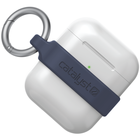 Чехол с карабином Catalyst Minimalist Case для AirPods 1&amp;2, цвет Темно-синий