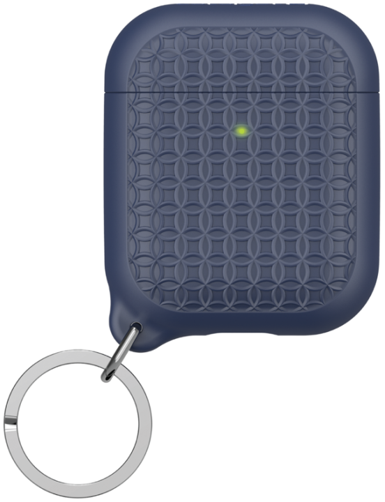 Чехол с карабином Catalyst Keyring Case для AirPods 1&amp;2, цвет Темно-синий