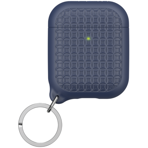Чехол с карабином Catalyst Keyring Case для AirPods 1&amp;2, цвет Темно-синий