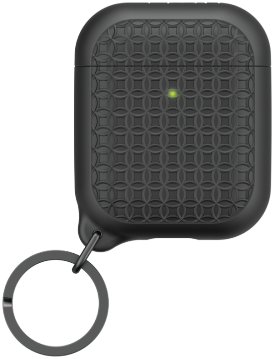 Чехол с карабином Catalyst Keyring Case для AirPods 1&amp;2, цвет Черный