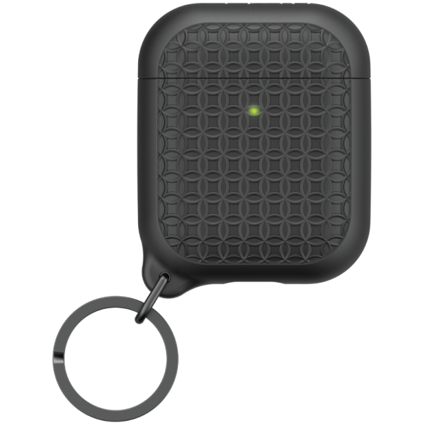 Чехол с карабином Catalyst Keyring Case для AirPods 1&amp;2, цвет Черный