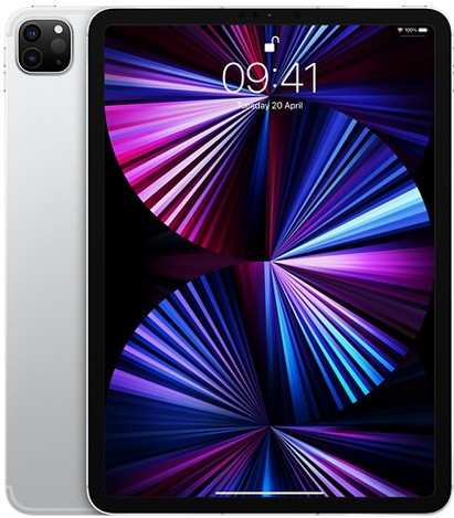 Планшет Apple iPad Pro 11 (2021) 512Gb Wi-Fi + Cellular Silver MHWA3