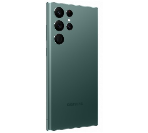 Смартфон Samsung Galaxy S22 Ultra 12/256 ГБ в зелёном цвете — мощная производительность и стильный дизайн.