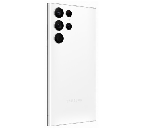 Смартфон Samsung Galaxy S22 Ultra 8/128 ГБ в цвете «белый фантом»: мощная производительность и стильный дизайн.