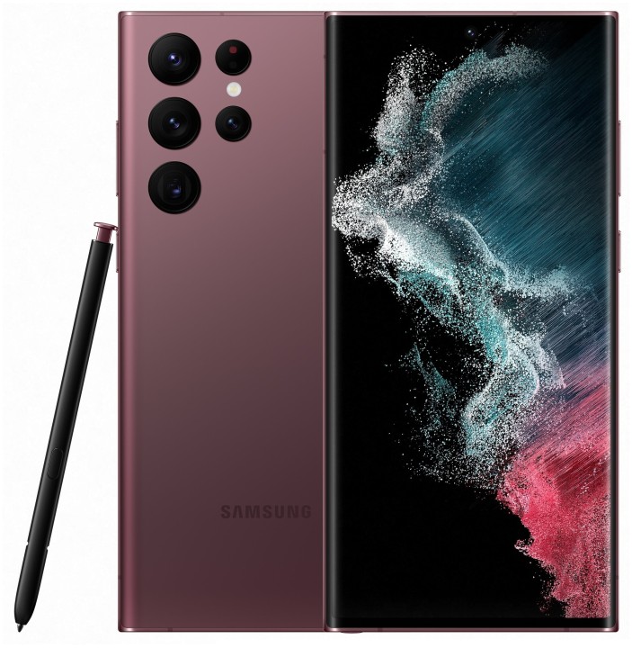 Смартфон Samsung Galaxy S22 Ultra 12/512 ГБ, бургунди