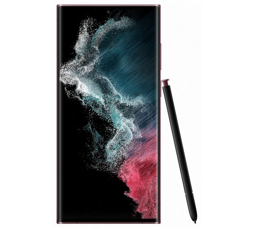 Смартфон Samsung Galaxy S22 Ultra 12/512 ГБ в цвете бургунди — мощный и стильный выбор.