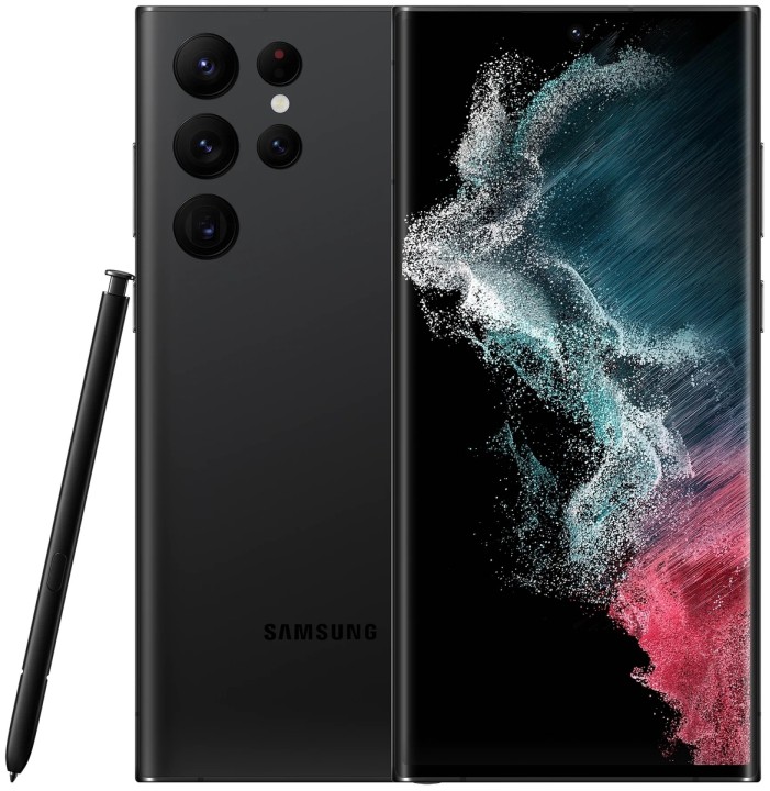 Смартфон Samsung Galaxy S22 Ultra 12/256 ГБ, черный фантом