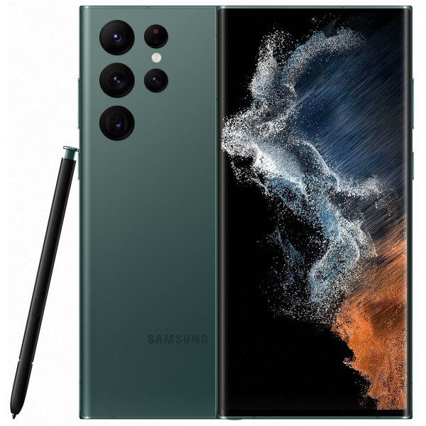 Смартфон Samsung Galaxy S22 Ultra 8/128 ГБ, зеленый