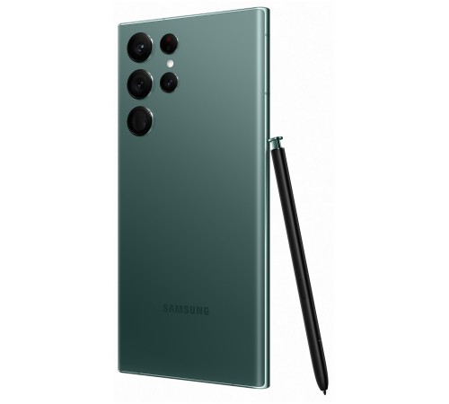 Смартфон Samsung Galaxy S22 Ultra 8/128 ГБ в зелёном цвете — мощный выбор для ценителей инноваций.
