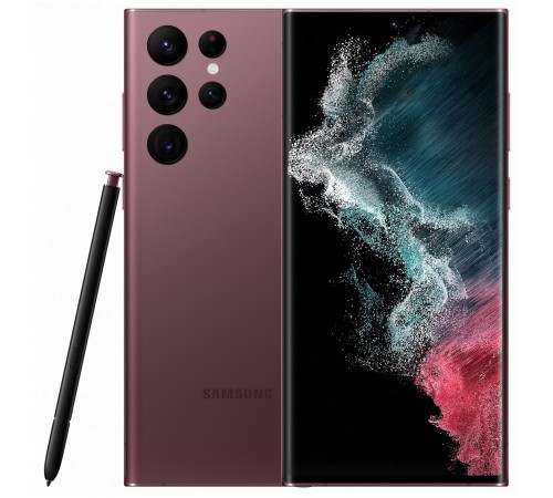 Смартфон Samsung Galaxy S22 Ultra 8/128 ГБ в оттенке бургунди — мощный выбор для вас