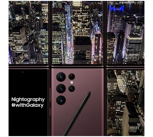 Смартфон Samsung Galaxy S22 Ultra 8/128 ГБ в оттенке бургунди — мощный выбор для вас