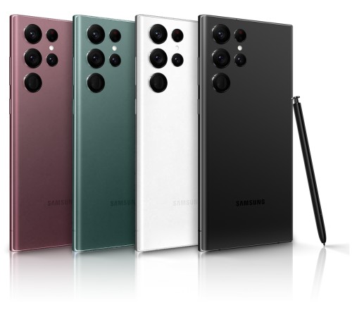 Смартфон Samsung Galaxy S22 Ultra 8/128 ГБ в оттенке бургунди — мощный выбор для вас