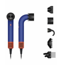 Фен Dyson Supersonic HD18, vinca blue /topaz orange, синий/топаз (без кейса)