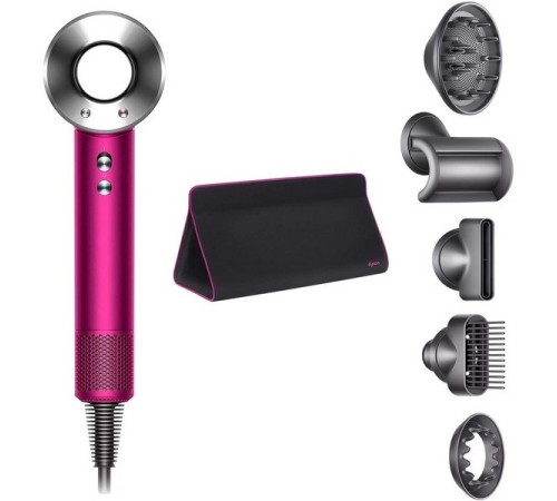 Фен Dyson Supersonic HD07, fuchsia/nickel (фуксия/никель) 