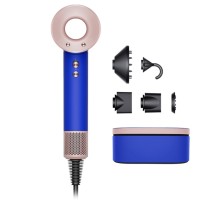 Фен Dyson Supersonic HD08, с кейсом, IN, blue/blush (ярко синий/розовый)