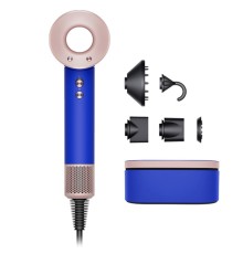 Фен Dyson Supersonic HD08, с кейсом, IN, blue/blush (ярко синий/розовый)