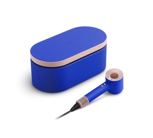 Фен Dyson Supersonic HD08, с кейсом, IN, blue/blush (ярко синий/розовый)