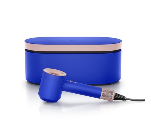Фен Dyson Supersonic HD08, с кейсом, IN, blue/blush (ярко синий/розовый)