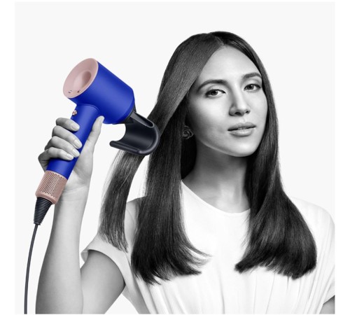 Фен Dyson Supersonic HD08, с кейсом, IN, blue/blush (ярко синий/розовый)
