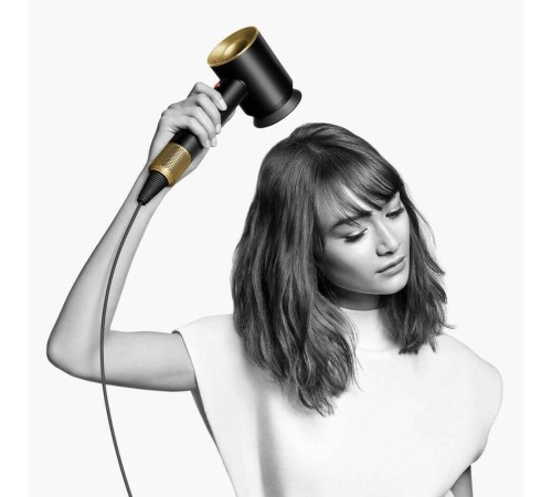 Фен Dyson Supersonic HD07 (с кейсом), onyx black/gold (черный/золотой) 
