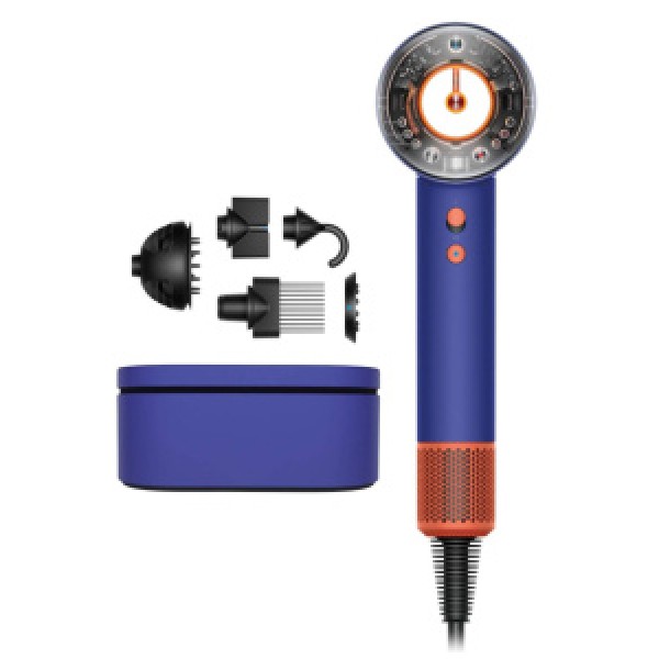 Фен Dyson Supersonic HD16 с кейсом, vinca blue/topaz, cиний/топаз, наша вилка