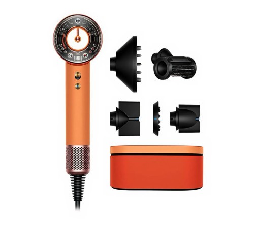 Фен Dyson Supersonic HD16 с кейсом, ceramic apricot/topaz, aбрикосовая керамика/топаз, наша вилка
