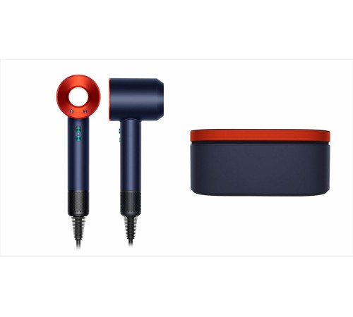 Фен Dyson Supersonic HD15, кейс, синий/топаз (prussian blue/topaz), HK