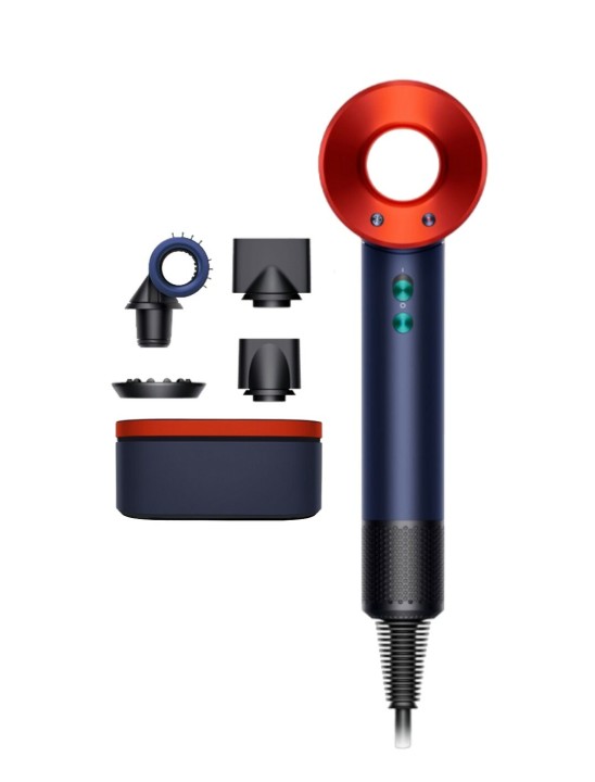 Фен Dyson Supersonic HD15, синий/топаз (prussian blue/topaz), с кейсом, не наша вилка