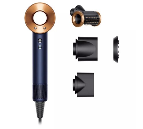 Фен Dyson Supersonic HD15, синий/медный (prussian blue/rich copper)