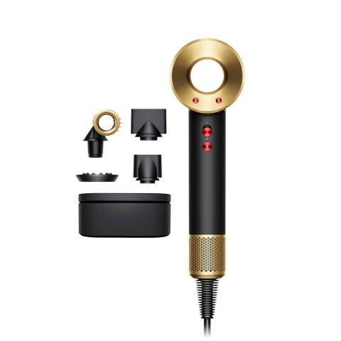 Фен Dyson Supersonic HD15, черный/золотой (onyx gold), с кейсом, не наша вилка