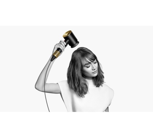 Фен Dyson Supersonic HD15, черный/золотой (onyx gold), с кейсом, не наша вилка