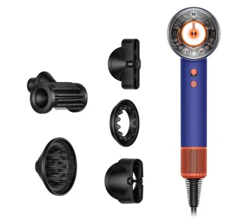 Фен Dyson Supersonic Nural HD16 без кейса, vinca blue/topaz, cиний/топаз