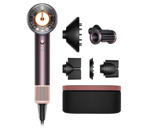 Фен Dyson Supersonic Nural HD16 с кейсом, jasper plum